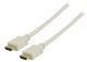 High Speed HDMI-Kabel med Ethernet 0.50 m Hvit